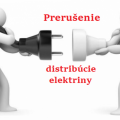 Oznámenie o prerušení distribúcie elektriny 1